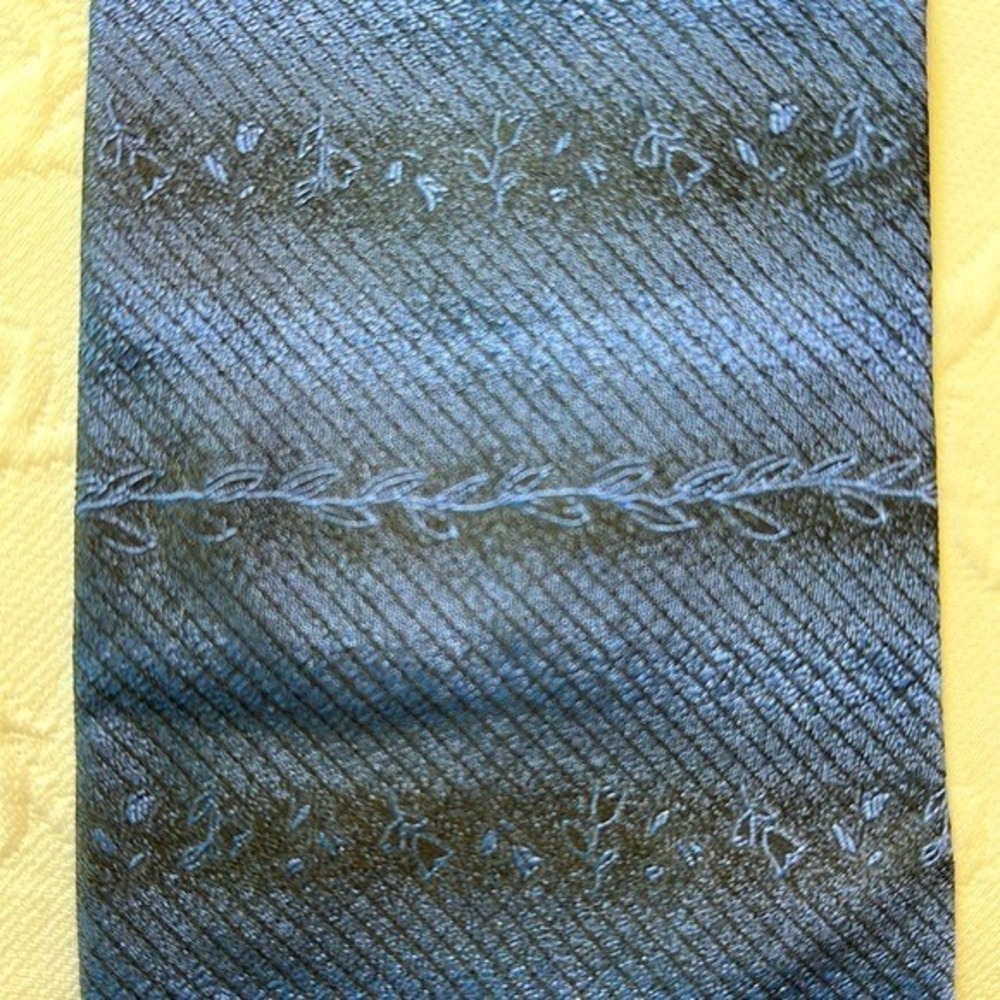 Vintage Hugh Parsons Navy Blue Silk Necktie exclusively for Nordstrom NWT - Picture 6 of 7